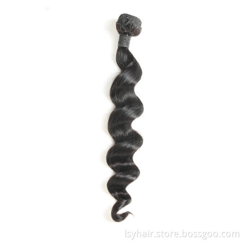 Cheap Brazilian Loose Wave Hair Weave Bulk Bundles, CuticalAligned Loose Wave Hair Extensions Brazilian hair in Brazil